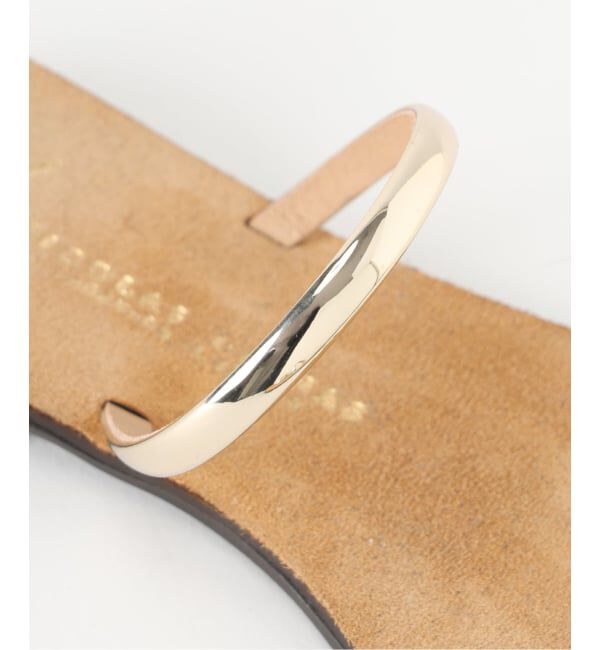 SLOBE IENA「《予約》NICOLAS LAINAS/ニコラスライナス SLOBE別注 メタルフラットサンダル」|サンダル|