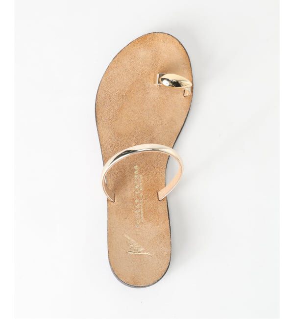 SLOBE IENA「《予約》NICOLAS LAINAS/ニコラスライナス SLOBE別注 メタルフラットサンダル」|サンダル|