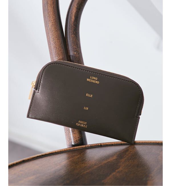 VERMEIL par iena「《予約》ORSETTO オルセット フラグメントケース ロゴカラー別注 W155 H85mm」|財布|ブラウン