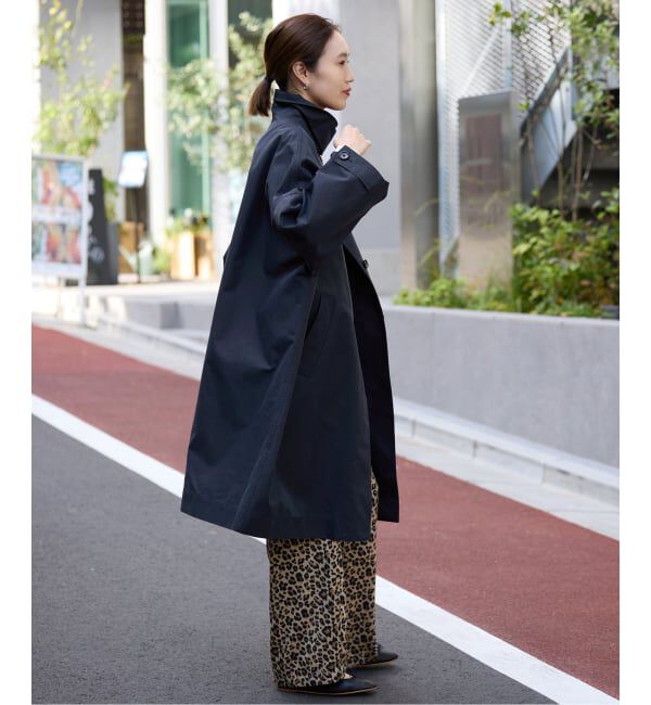 SLOBE IENA「《WEB限定/追加》ドルマンスリーブコート」|ステンカラーコート|