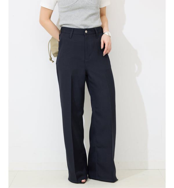 SLOBE IENA「Wrangler/ラングラー SLOBE別注 ワイドランチャー」|スラックス|