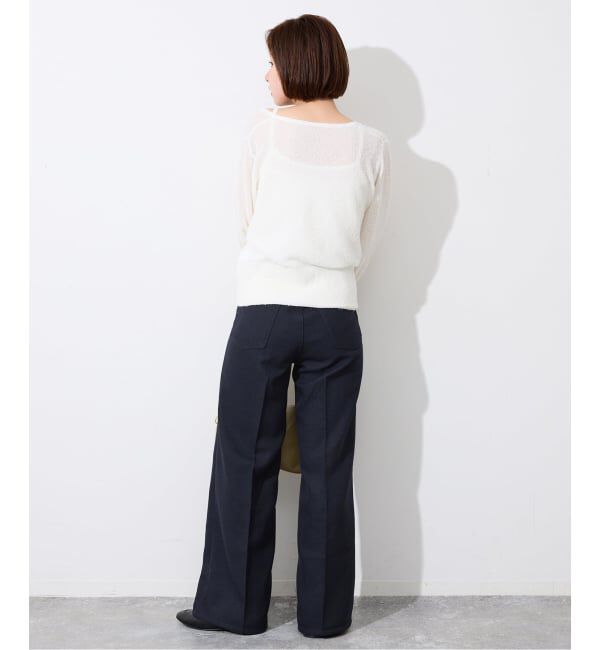 SLOBE IENA「Wrangler/ラングラー SLOBE別注 ワイドランチャー」|スラックス|