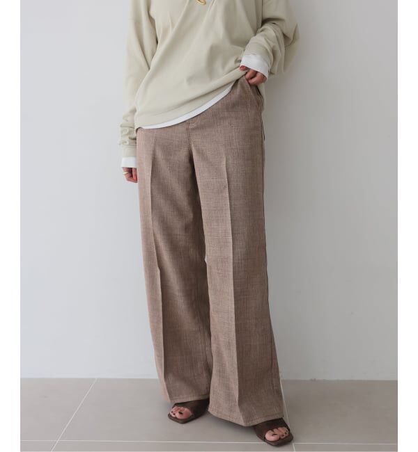 SLOBE IENA「Wrangler/ラングラー SLOBE別注 ワイドランチャー」|スラックス|