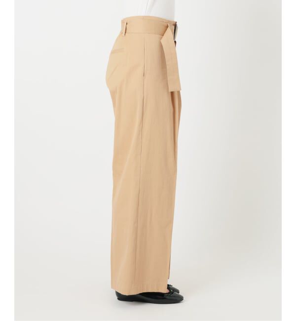 IENA「ベルテッドチノパンツ」|チノ|