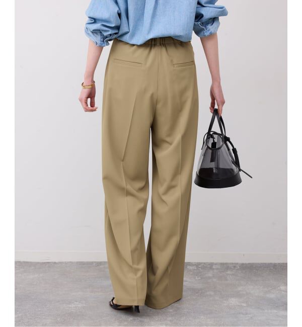 SLOBE IENA「《4サイズ展開》イージーワイドパンツ」|スラックス|