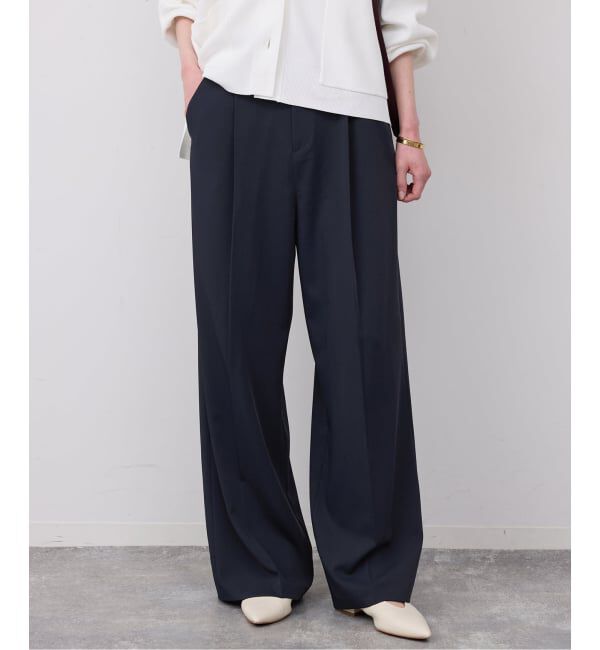 SLOBE IENA「《4サイズ展開》イージーワイドパンツ」|スラックス|