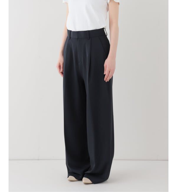 SLOBE IENA「《4サイズ展開》イージーワイドパンツ」|スラックス|