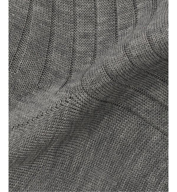 VERMEIL par iena「BRESCIANI ブレッシアーニ  別注リブソックス WD009UN0001」|ソックス|