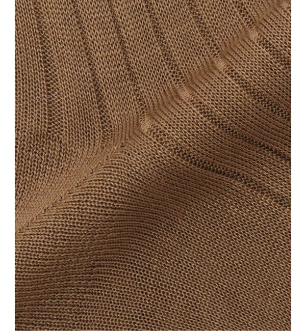 VERMEIL par iena「BRESCIANI ブレッシアーニ  別注リブソックス WD009UN0001」|ソックス|