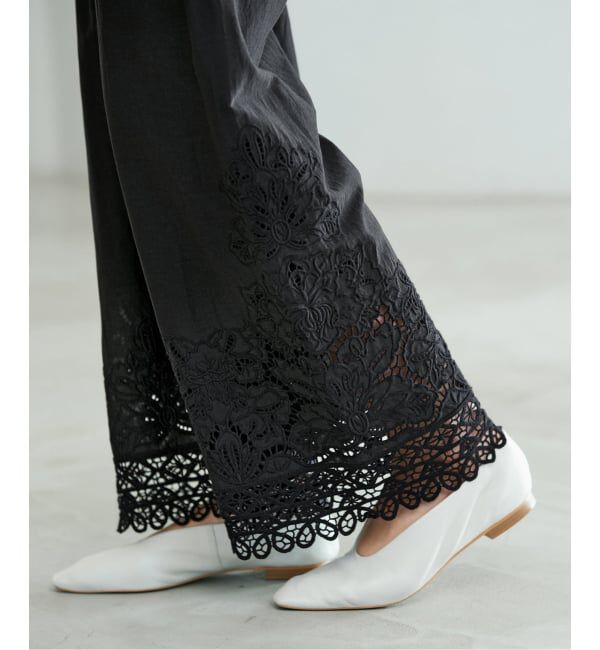 IENA「カットワークレースパンツ」|その他|