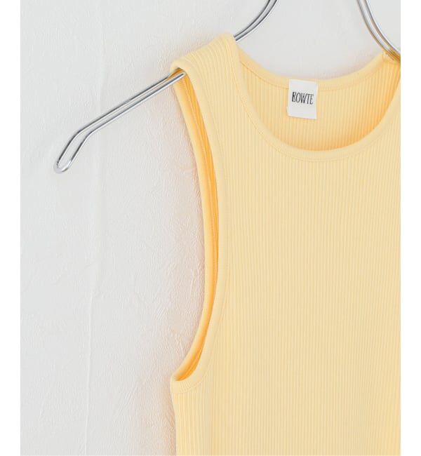 IENA「BOWTE/バウト HIGH TWIST COTTON TK TOP タンクトップ 261-02-0004」|タンクトップ|