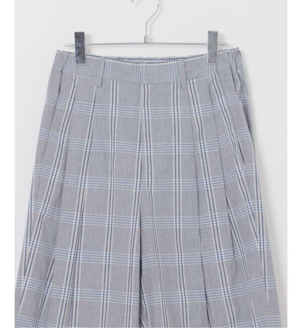 IENA「Maison IENA 別注 Nell/ネル チェックペグトップパンツ 261-202-61」|スラックス|