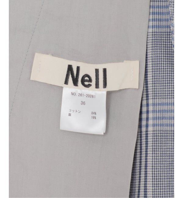 IENA「Maison IENA 別注 Nell/ネル チェックペグトップパンツ 261-202-61」|スラックス|