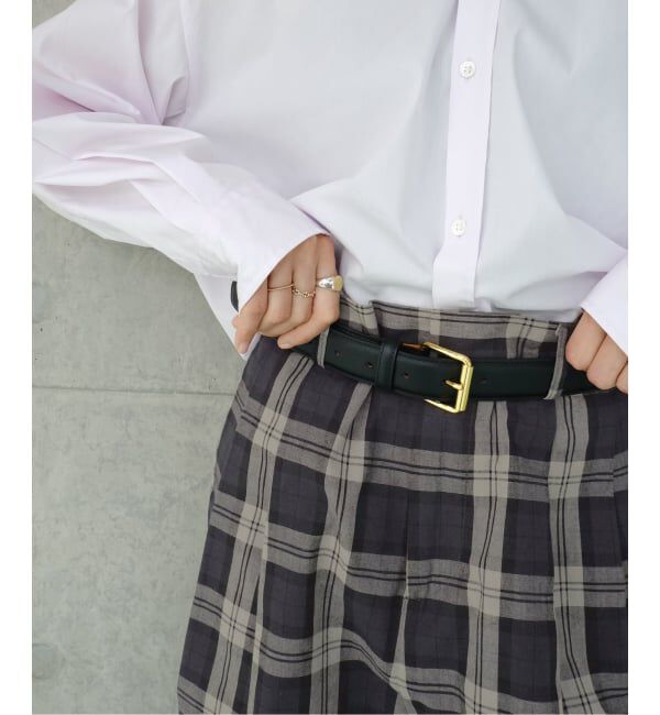 IENA「Maison IENA 別注 Nell/ネル チェックペグトップパンツ 261-202-61」|スラックス|