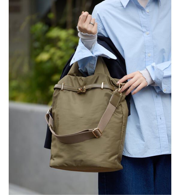 SLOBE IENA「《追加2予約》SLOBE パッファートートバッグ」|トートバッグ|