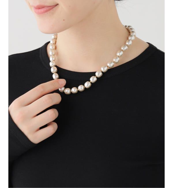 IENA LA BOUCLE「monshiro/モンシロ  パルサパール ネックレス 10mm  MN-BA-1」|ネックレス|