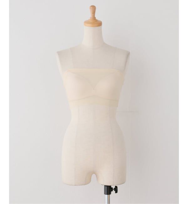 IENA LA BOUCLE「NICENICE MOMENT/ナイスナイスモーメント MESH TUBE TOP  NNM03-2403-101」|その他|ナチュラル