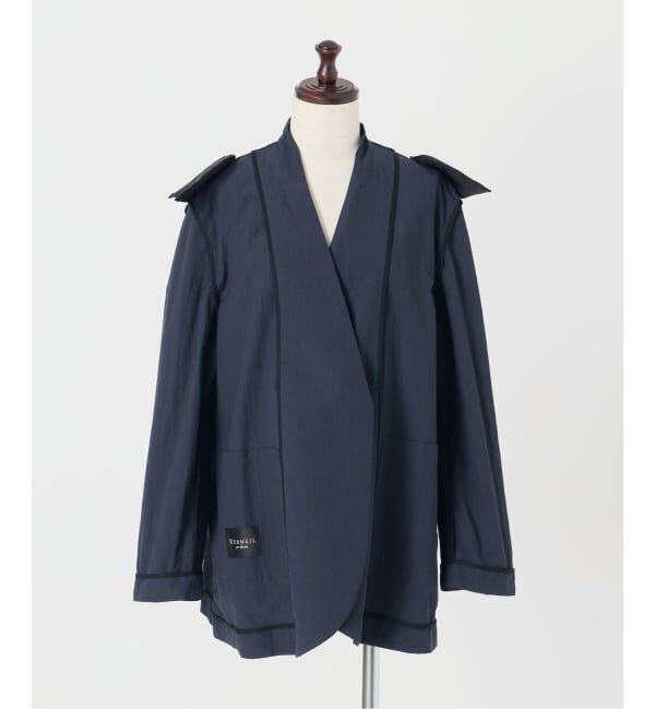 VERMEIL par iena「Dry Touch Collarless ジャケット」|ノーカラージャケット|