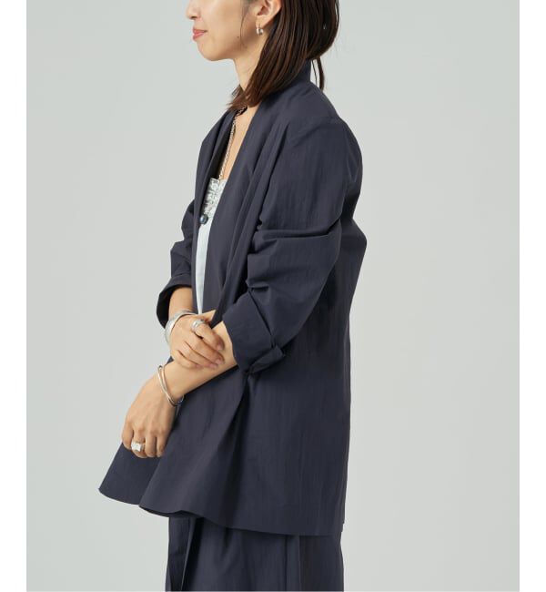 VERMEIL par iena「Dry Touch Collarless ジャケット」|ノーカラージャケット|
