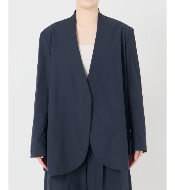 VERMEIL par iena「Dry Touch Collarless ジャケット」|ノーカラージャケット|