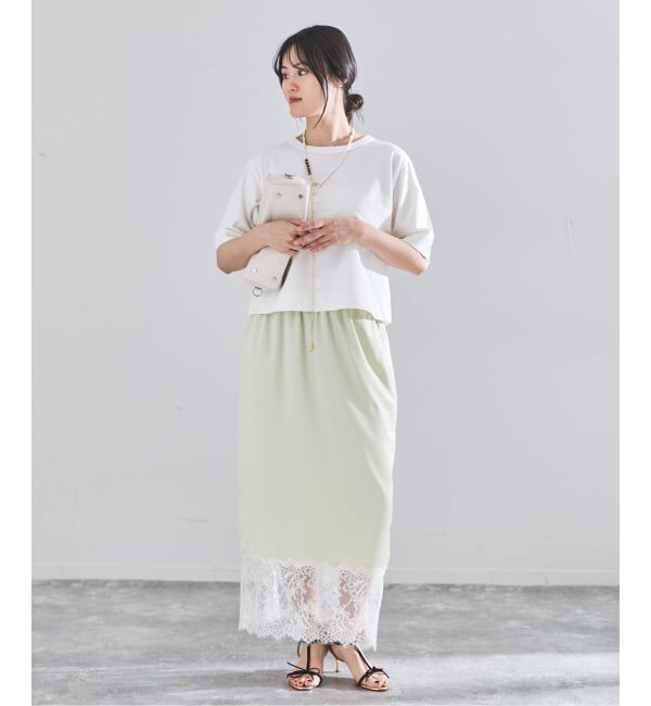 IENA「《予約》クロップドTシャツ」|Tシャツ・カットソー|