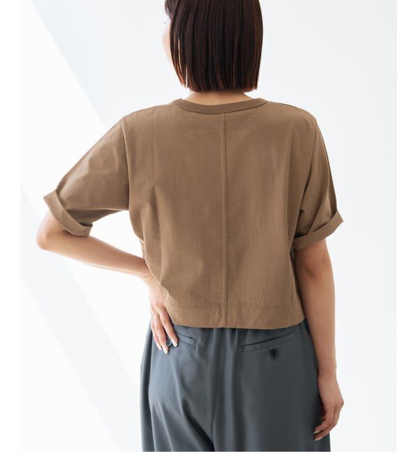 IENA「《予約》クロップドTシャツ」|Tシャツ・カットソー|