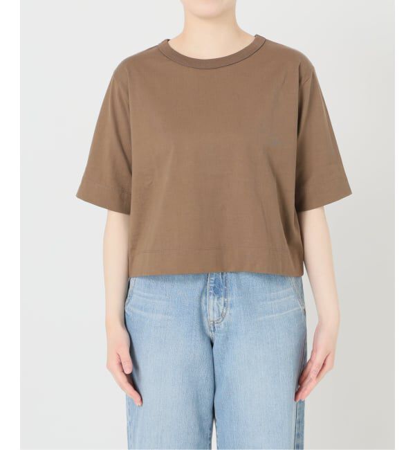IENA「《予約》クロップドTシャツ」|Tシャツ・カットソー|