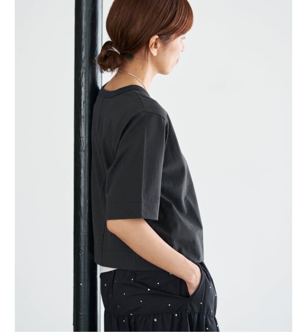 IENA「《予約》クロップドTシャツ」|Tシャツ・カットソー|