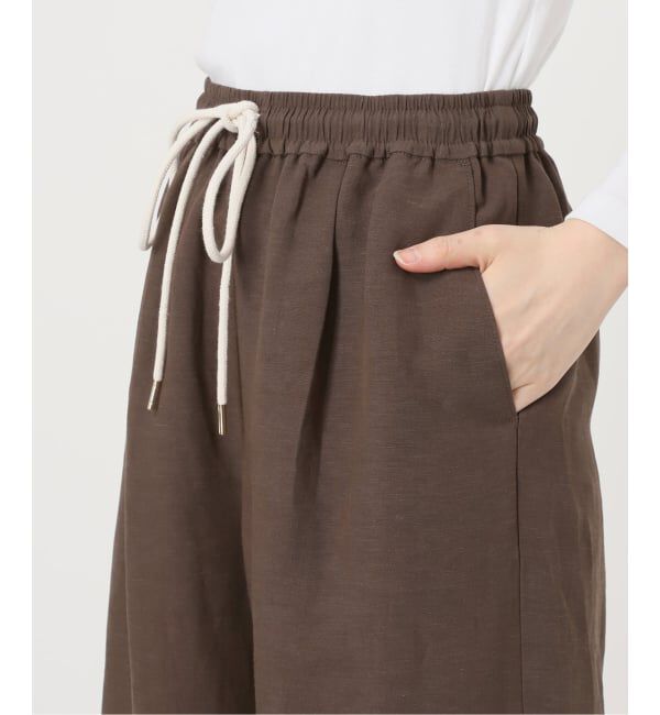 IENA「《新色あり/追加予約》ウォッシャブル リネンレーヨンイージーパンツ」|その他|