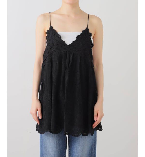 IENA「《追加2予約》アンティークチュールバテンキャミ」|キャミソール|