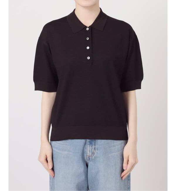 IENA「《予約》LEVITA襟付きプルオーバー」|ニット・セーター|