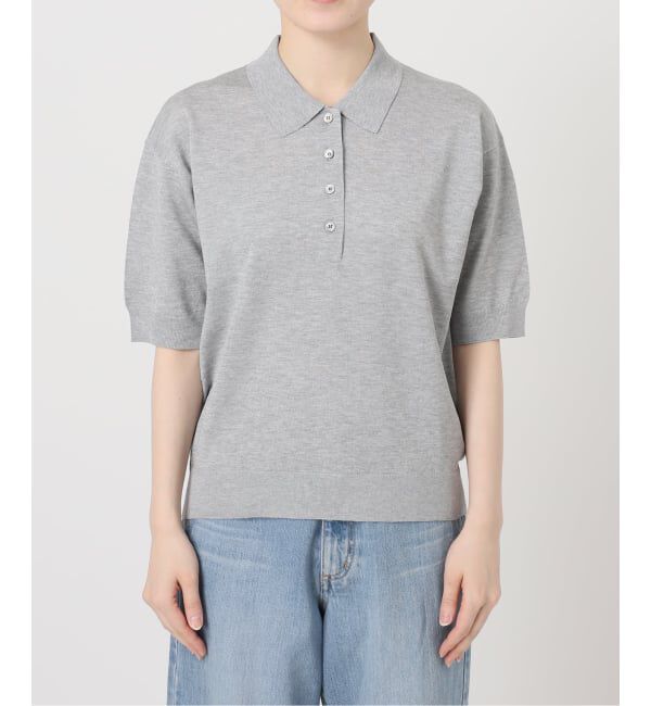 IENA「《予約》LEVITA襟付きプルオーバー」|ニット・セーター|