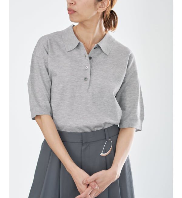 IENA「《予約》LEVITA襟付きプルオーバー」|ニット・セーター|