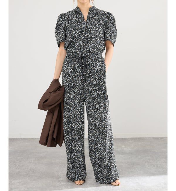 IENA「《セットアップ対応/予約》ソフトヴィンテージフラワーブラウス」|シャツ・ブラウス|