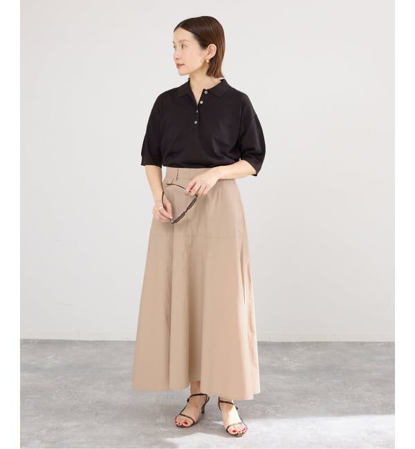 IENA「《予約/洗濯機洗い可》チノライクスカート」|スカート|