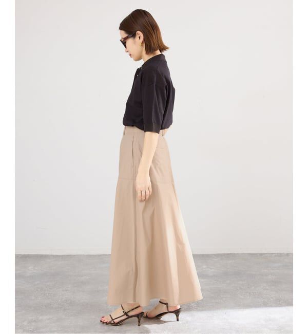 IENA「《予約/洗濯機洗い可》チノライクスカート」|スカート|
