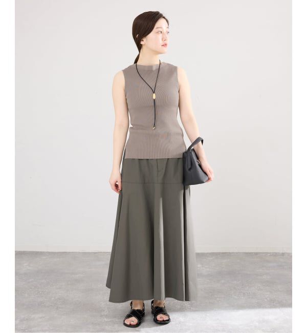 IENA「《予約/洗濯機洗い可》チノライクスカート」|スカート|