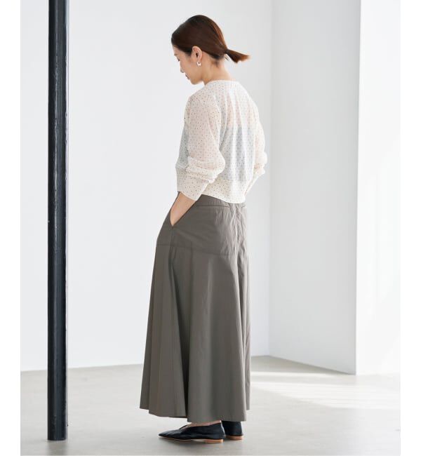 IENA「《予約/洗濯機洗い可》チノライクスカート」|スカート|