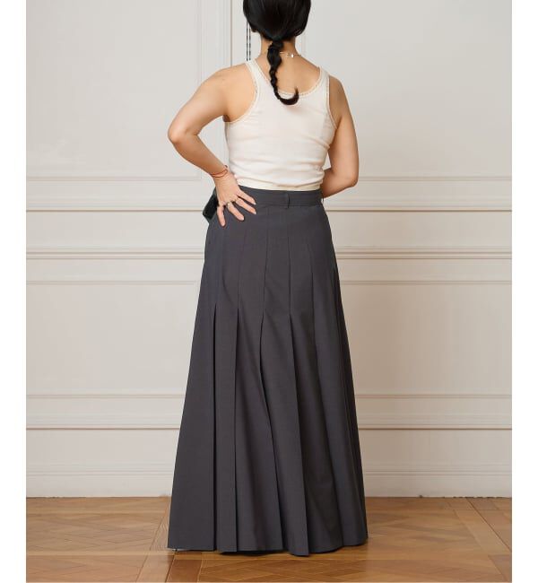 IENA LA BOUCLE「《予約》IENA LA BOUCLE テレコレースコンビタンクトップ」|タンクトップ|