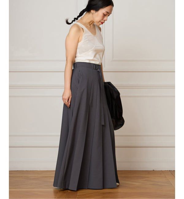 IENA LA BOUCLE「《予約》IENA LA BOUCLE テレコレースコンビタンクトップ」|タンクトップ|