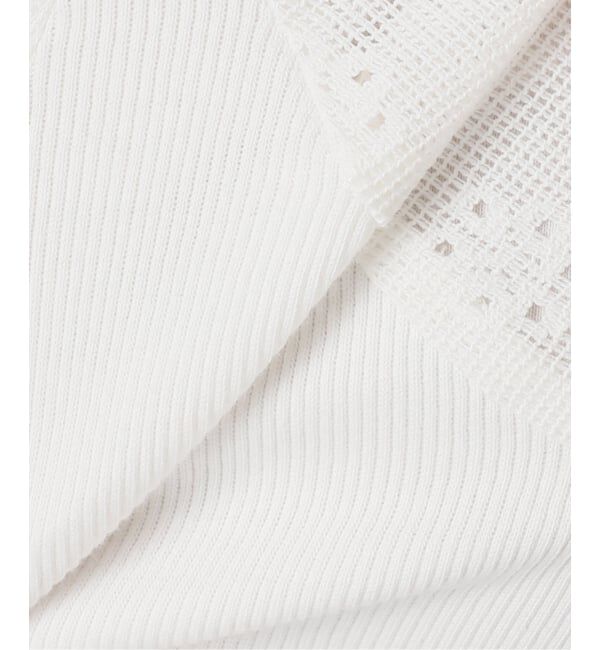 IENA LA BOUCLE「《予約》IENA LA BOUCLE テレコレースコンビタンクトップ」|タンクトップ|