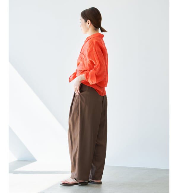 IENA「《セットアップ対応/予約》ラミーレギュラーカラーシャツ」|シャツ・ブラウス|