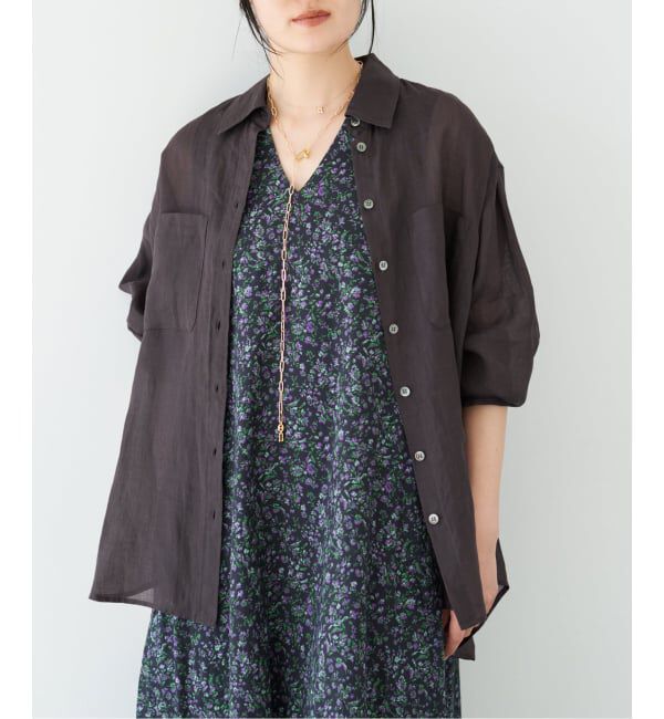 IENA「《セットアップ対応/予約》ラミーレギュラーカラーシャツ」|シャツ・ブラウス|