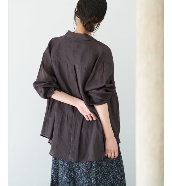 IENA「《セットアップ対応/予約》ラミーレギュラーカラーシャツ」|シャツ・ブラウス|