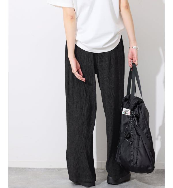 SLOBE IENA「《ブラックのみWEB限定/予約》楊柳カットソーパンツ」|その他|