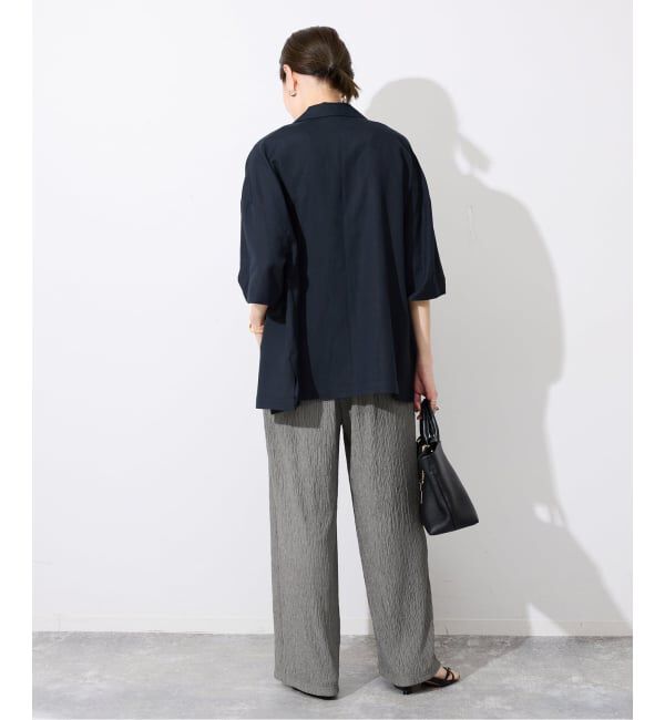 SLOBE IENA「《ブラックのみWEB限定/予約》楊柳カットソーパンツ」|その他|