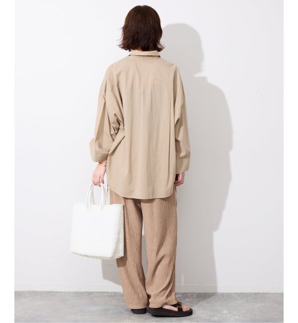 SLOBE IENA「《ブラックのみWEB限定/予約》楊柳カットソーパンツ」|その他|