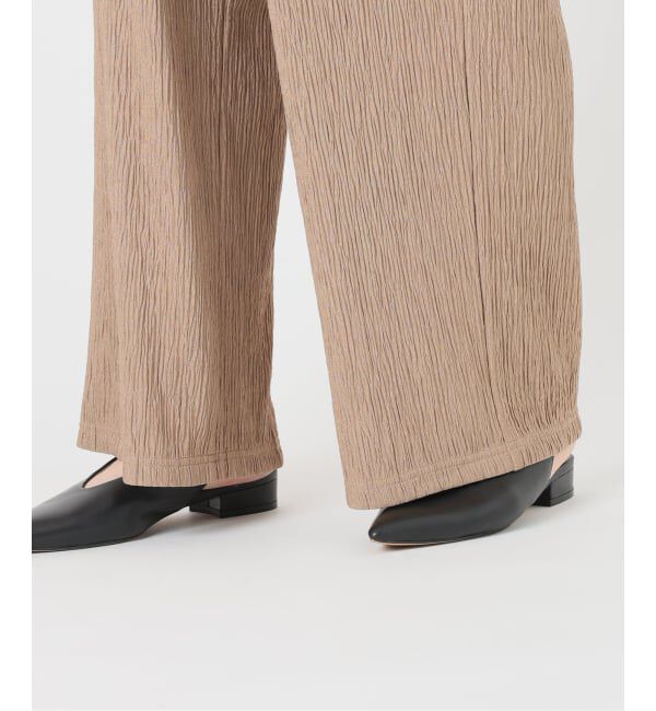 SLOBE IENA「《ブラックのみWEB限定/予約》楊柳カットソーパンツ」|その他|