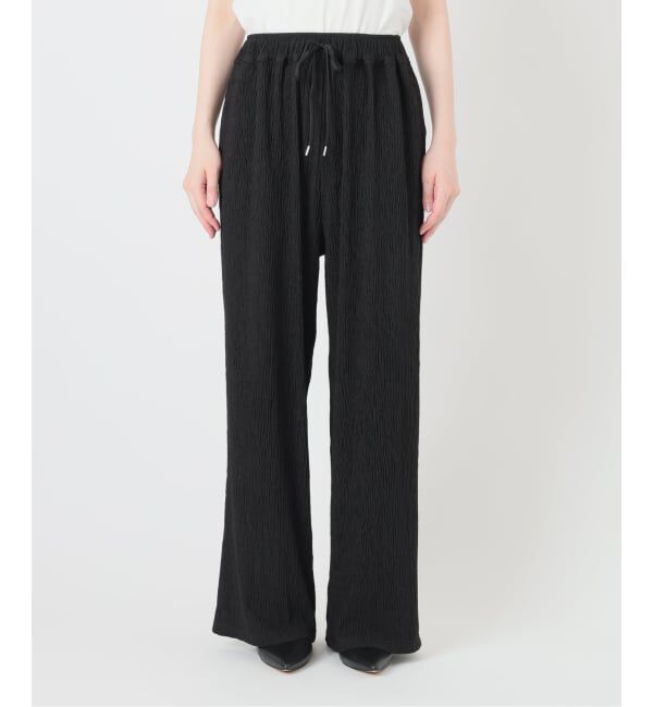 SLOBE IENA「《ブラックのみWEB限定/予約》楊柳カットソーパンツ」|その他|