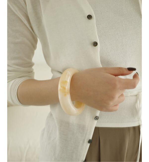 SLOBE IENA「《追加予約》mabel/マベル クリアバングル」|ブレスレット・バングル|